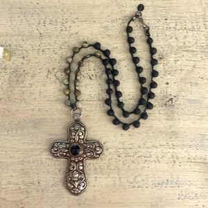 Handmade Crochet Tibetan Necklace